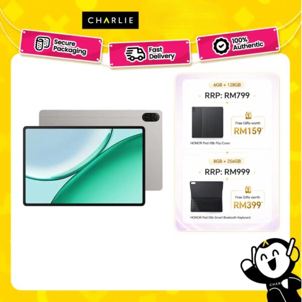 HONOR PAD X8B LTE ( 6, 8, 12, 16 GB RAM + 128GB, 256GB ROM) TABLET | ORIGINAL HONOR MALAYSIA