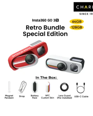 INSTA360 GO 3S RETRO BUNDLE SPECIAL EDITION 128GB | ORIGINAL INSTA360 MALAYSIA