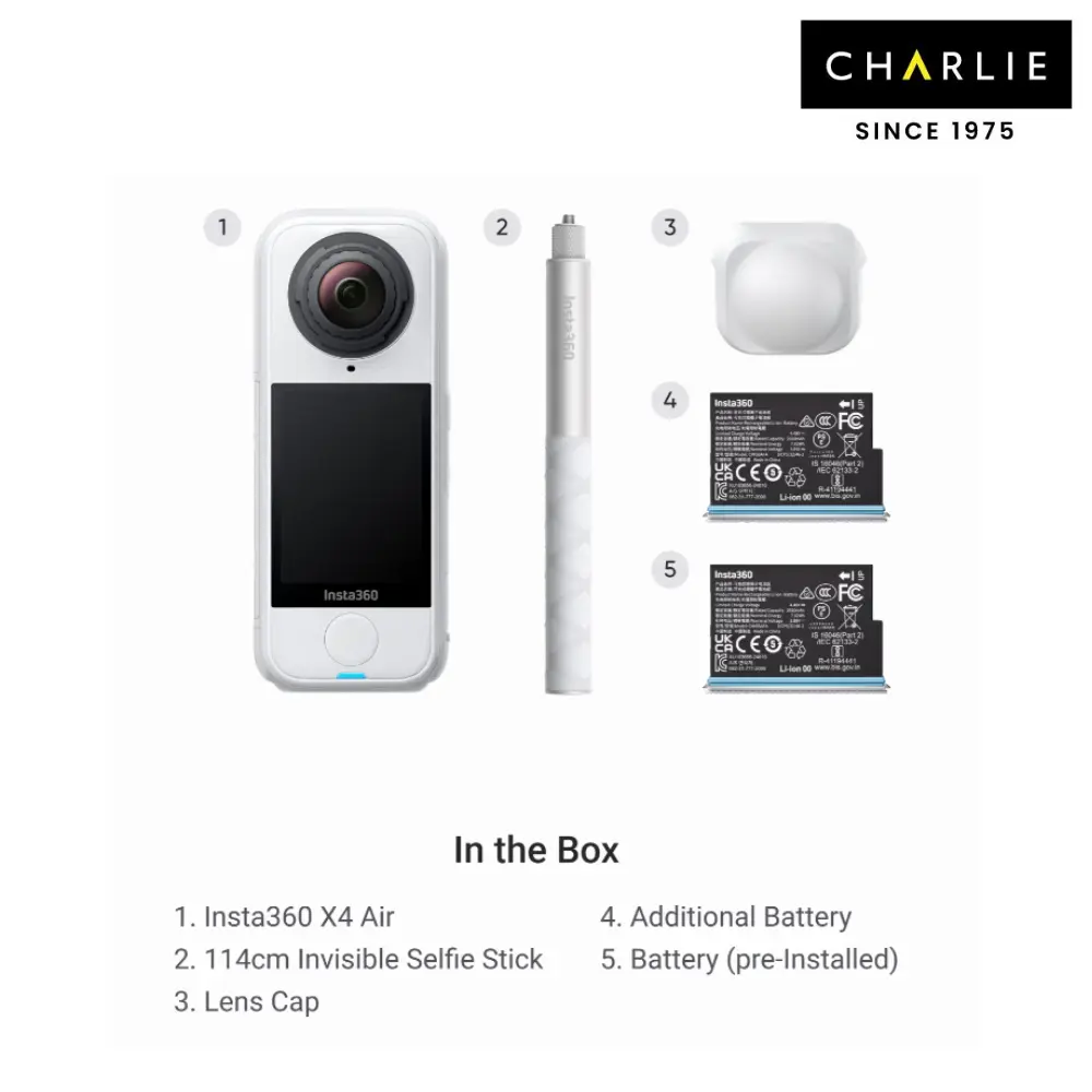 Insta360 X4 AIR / One X4 Air 8K 360° Action Camera | Original Insta360 Malaysia